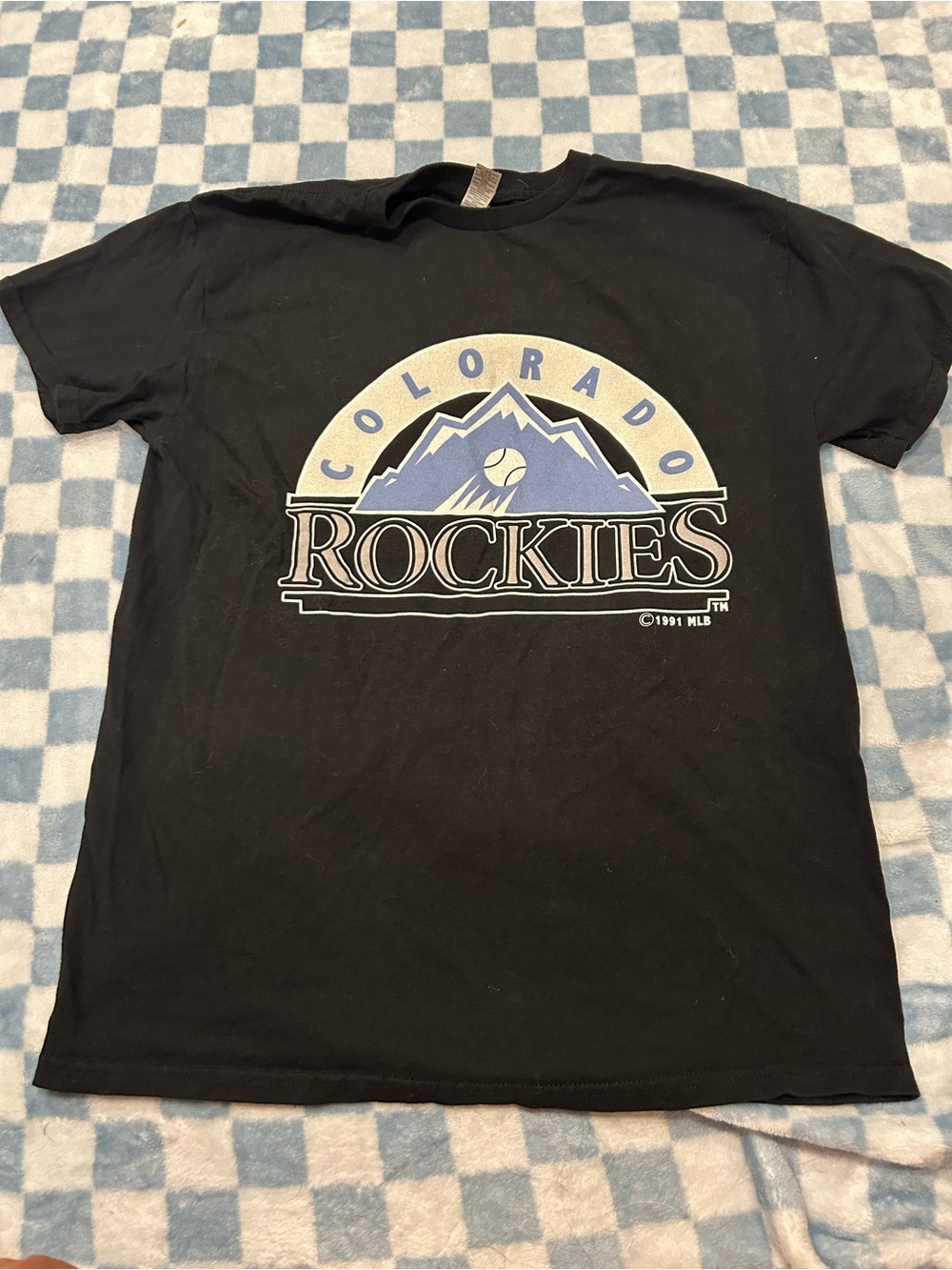 Colorado Rockies Women’s Black Graphic Tee